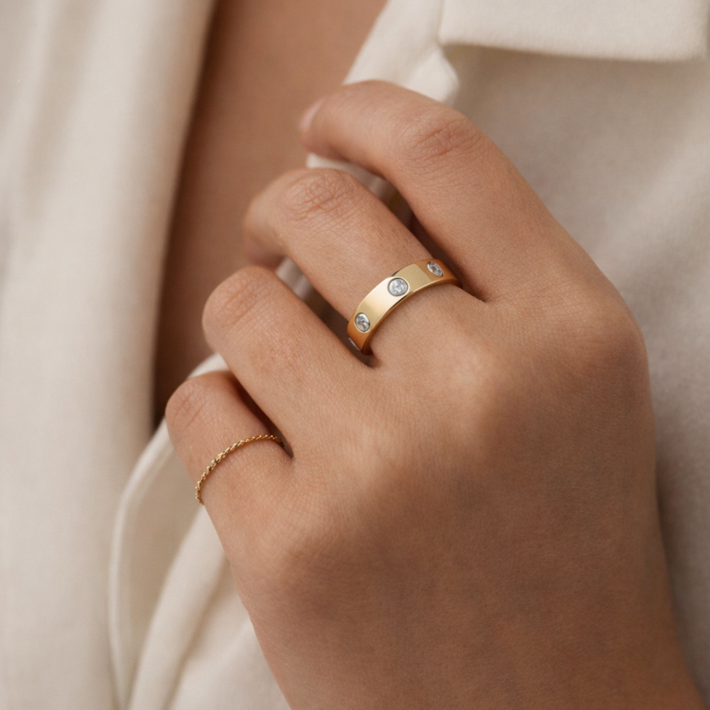 LOVE Ring gold / silver