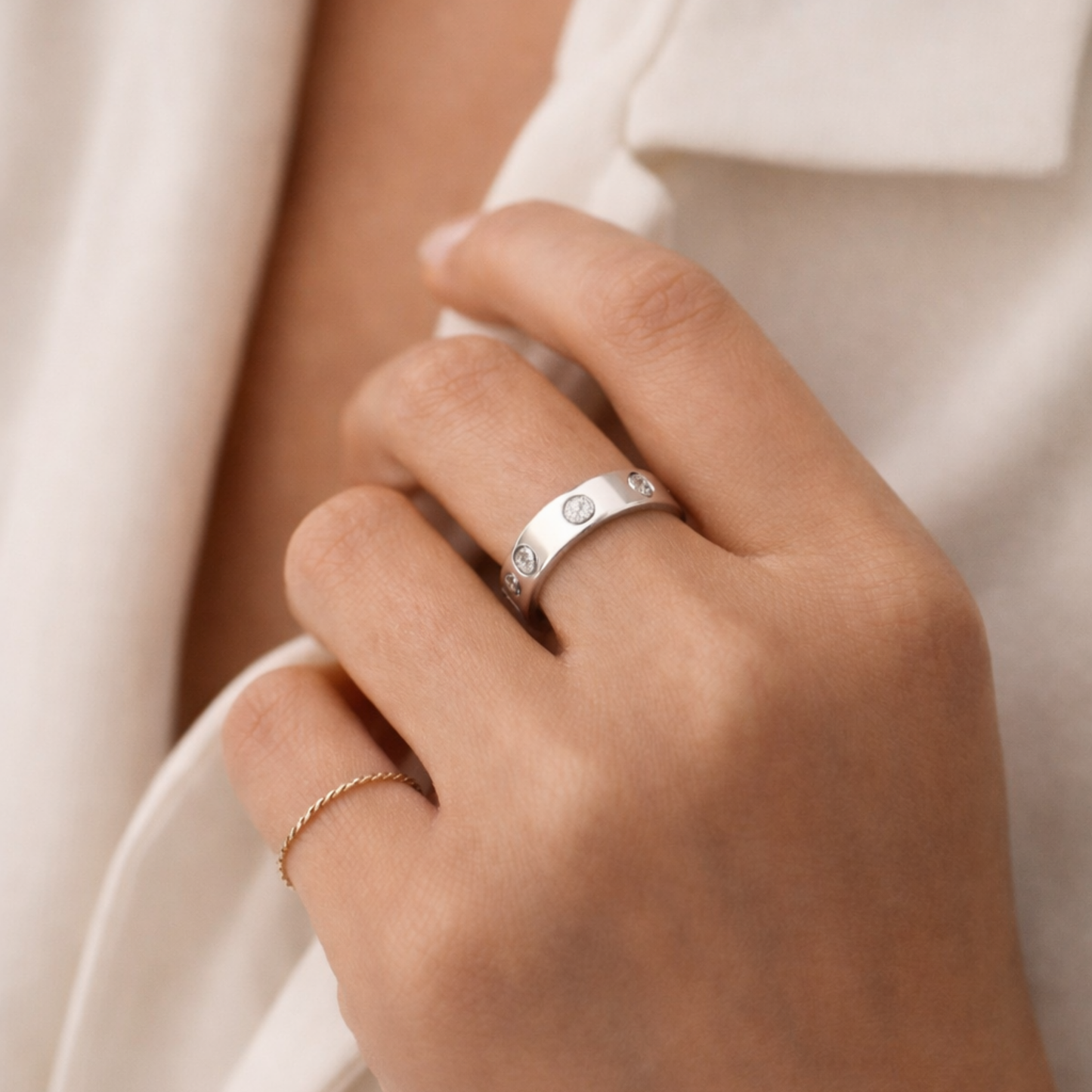 LOVE Ring gold / silver