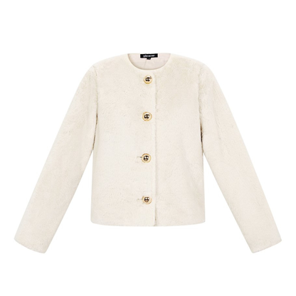 FAUX FUR JACKET CREAM EDITION