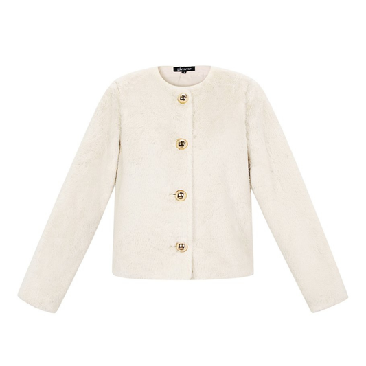 FAUX FUR JACKET CREAM EDITION